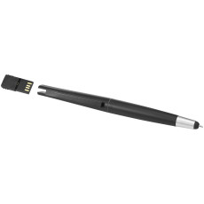 Ручка-стилус шариковая Naju с флеш-картой USB 2.0 на 4 Гб.