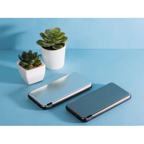 Внешний аккумулятор Forge, Evolt, металл, 10000mah, белый