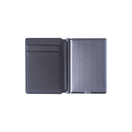 Портмоне с зарядным устройством INE, 3000 mAh, черный