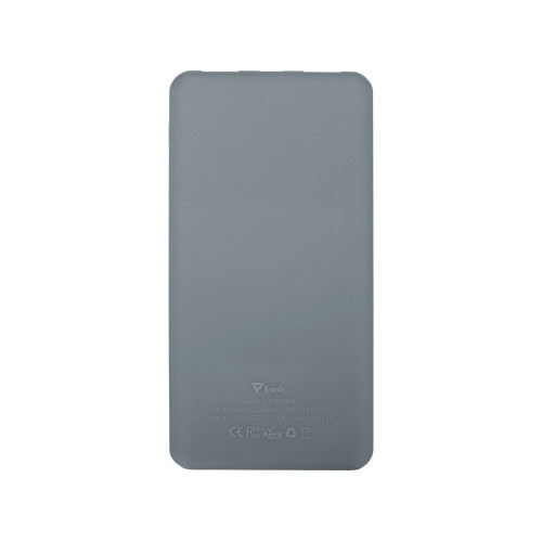 Портативное зарядное устройство Reserve с USB Type-C, 5000 mAh, серый