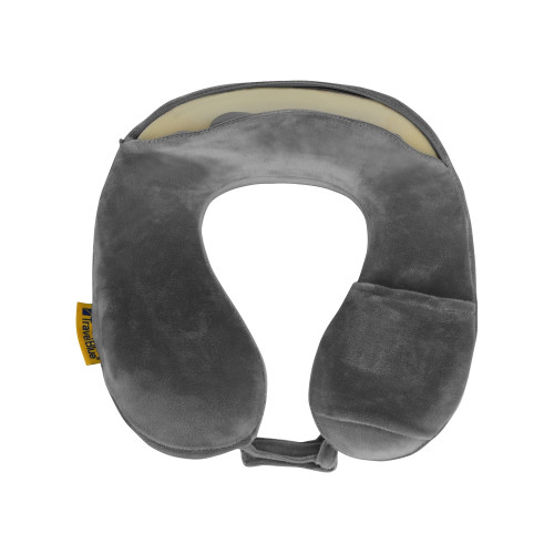 Подушка набивная Travel Blue Tranquility Pillow в чехле на молнии, серый
