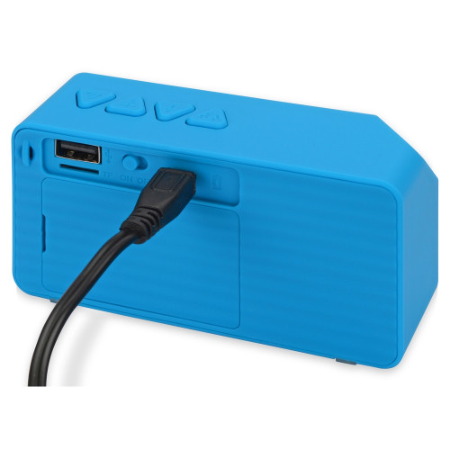 Портативная колонка Bermuda с функцией Bluetooth®, голубой