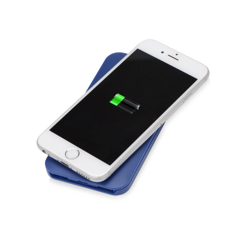 Портативное беспроводное зарядное устройство Impulse, 4000 mAh, синий