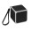 Портативная колонка Cube с подсветкой, черный
