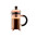 CHAMBORD 350. Coffee maker 350ml, медь