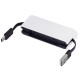 USB-хаб Hubix с коннектором 2-в-1 USB-C и USB-A, 2.0, белый