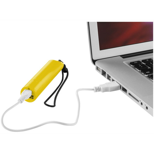 Портативное зарядное устройство Beam, 2200 mAh, желтый