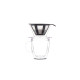 POUR OVER. Coffe filter and isothermal mug, прозрачный