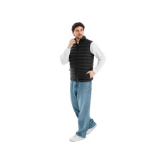 Стеганый жилет Uniqloud, черный