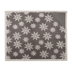 Плед Snowflake новогодний