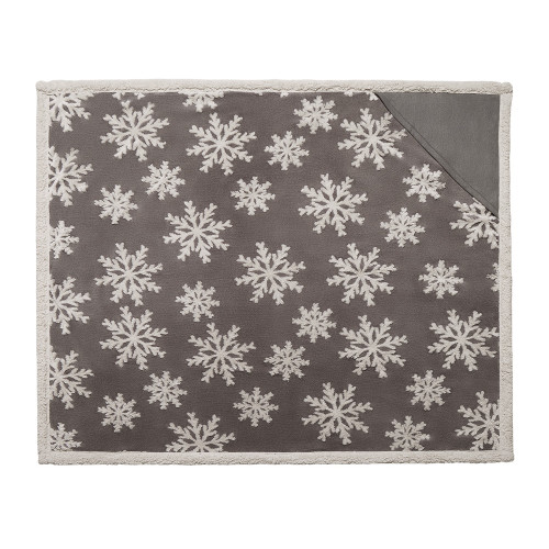 Плед Snowflake новогодний