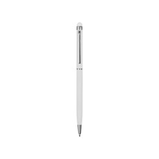 Ручка-стилус шариковая Jucy Soft с покрытием soft touch, белый