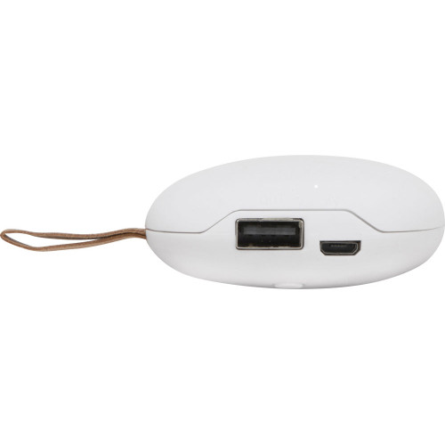 Универсальное зарядное устройство power bank в форме камня. 5200MAH. white