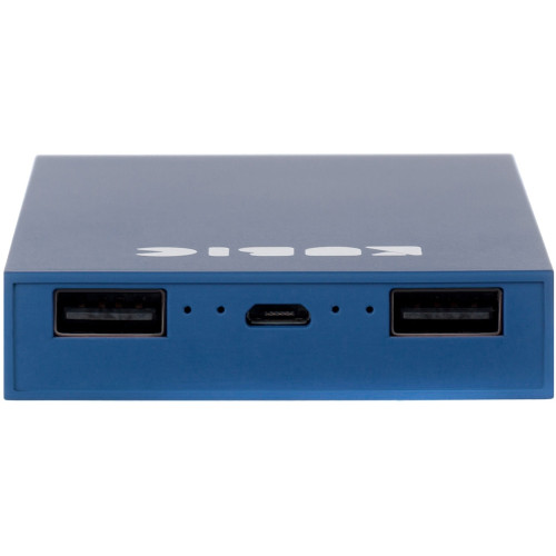 Внешний аккумулятор Kubic PB10X Blue, 10 000 мАч, Soft-touch, синий