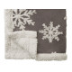 Плед Snowflake новогодний