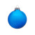 Стеклянный елочный шар Christmas bauble, синий прозрачный, с серебристым колпачком в черной коробке Стеклянный елочный шар Christmas bauble, синий прозрачный, с серебристым колпачком в черной коробке