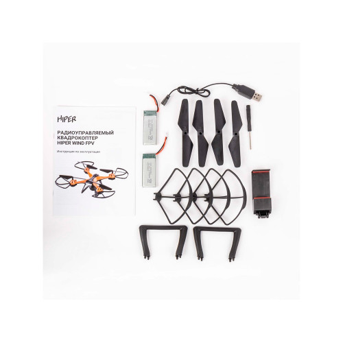 Радиоуправляемый квадрокоптер HIPER WIND FPV