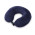 Подушка Basic из микрофибры с эффектом памяти U-shape, синий (P)