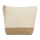 Косметичка Jute из хлопка и джута, натуральный