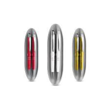 11050. Ball pen and mechanical pencil set, белый