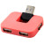 USB Hub Gaia на 4 порта, розовый USB Hub Gaia на 4 порта, розовый