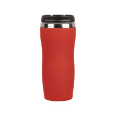 Термокружка Double wall mug C1, soft touch, 350 мл, красный