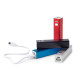 HEVESY. Портативная батарея 2'200 mAh, Красный