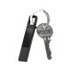 USB 2.0- флешка на 32 Гб c подсветкой логотипа Hook LED, темно-серый, белая подсветка