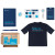 Welcome pack Simple kit, синий Welcome pack Simple kit, синий