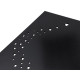 Подарочная коробка из фанеры Constellation 330х220х100 мм, фанера 6 мм, крышка на выдвижных пазах черная ЛХДФ 3 мм, бечевка