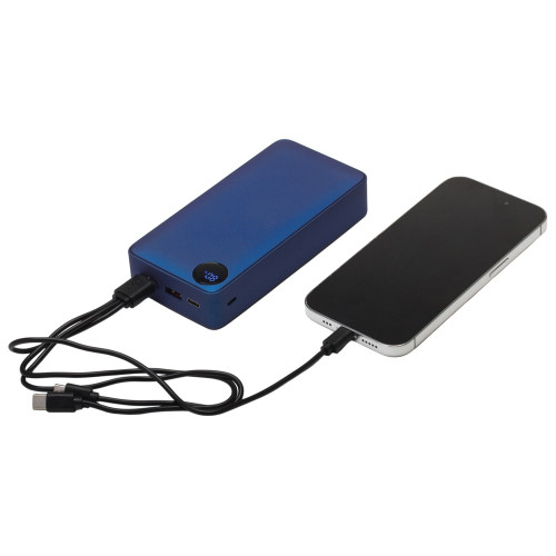 Внешний аккумулятор Mild Pro c быстрой зарядкой QC/PD, 20 000 mAh, синий
