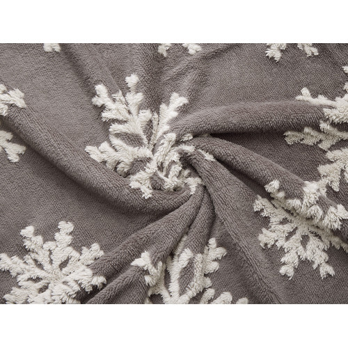 Плед Snowflake новогодний
