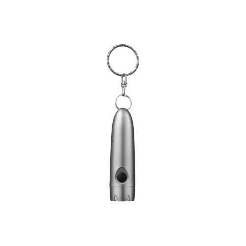 Брелок-фонарик Bullet, серебристый