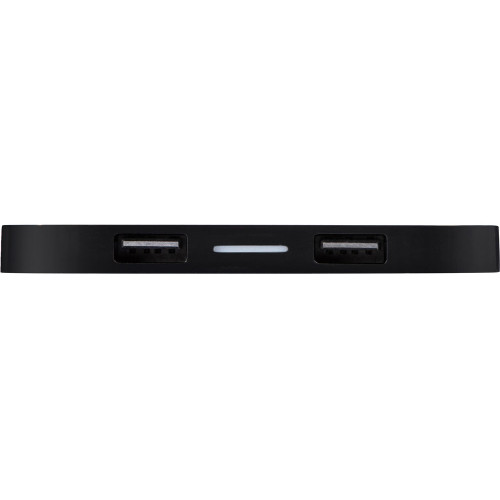 USB-хаб с беспроводной зарядкой Tile, черный