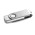 CLAUDIUS 16GB. Флешка USB 16ГБ, Сатин серебро