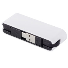 USB-хаб Hubix с коннектором 2-в-1 USB-C и USB-A, 2.0, белый