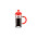 CAFFETTIERA 350. Coffee maker 350ml, красный CAFFETTIERA 350. Coffee maker 350ml, красный