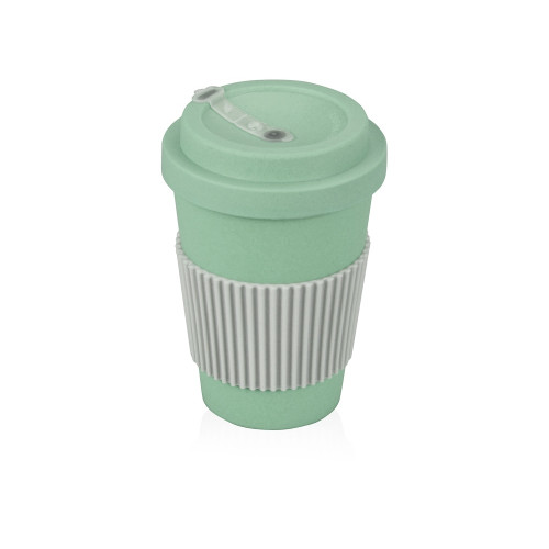 Термокружка Muffin из натуральных волокон, оливковый