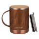Термокружка ULTIMATE, 400 мл, дерево
