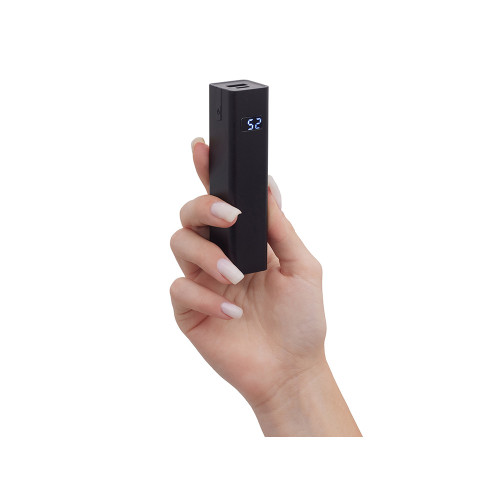 Внешний аккумулятор Rail, 5000 mAh, черный