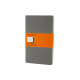 Записная книжка Moleskine Cahier (в линейку, 3 шт.), Large (13х21см), серый