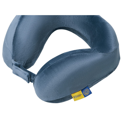 Подушка для путешествий с эффектом памяти Travel Blue Tranquility Pillow, увеличенная (212), цвет синий