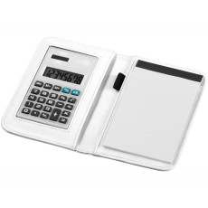 Блокнот А6 Smarti с калькулятором, белый