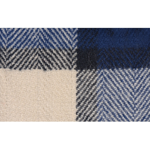 Плед акриловый в клетку Tartan, черный