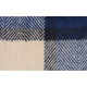 Плед акриловый в клетку Tartan, черный