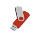 USB3.0/USB Type-C флешка на 16 Гб Квебек C, красный