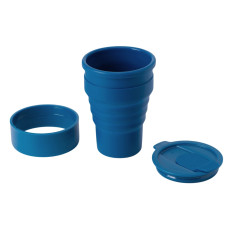 Силиконовый складной стакан GoCup, индиго