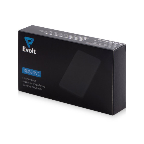 Портативное зарядное устройство Reserve с USB Type-C, 5000 mAh, красный