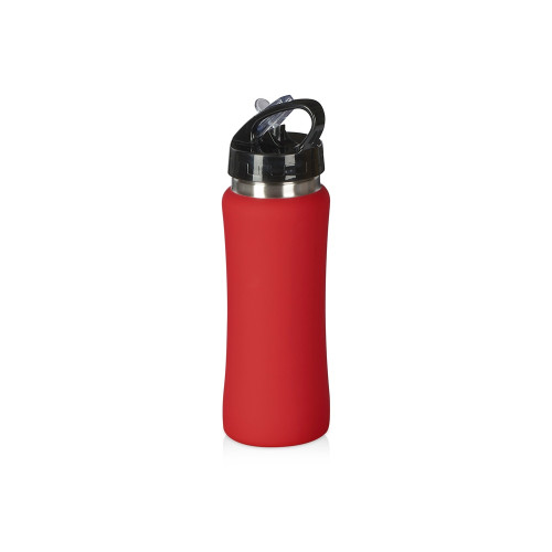 Бутылка для воды Bottle C1, сталь, soft touch, 600 мл, красный
