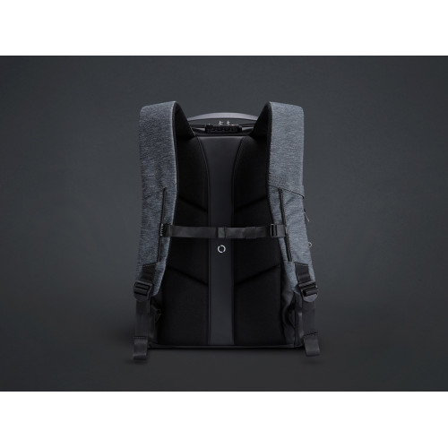 Антикражный рюкзак FlexPackPro для ноутбука 15.6, серый/черный
